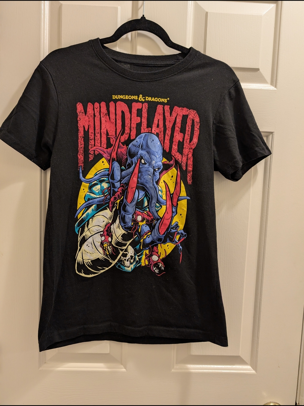 Dungeons & Dragons Kids' Mindflayer Graphic Tee - Black